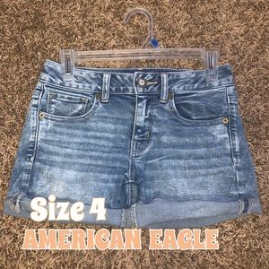 AMERICAN EAGLE super super stretch jean shorts